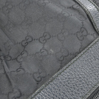 Gucci D Ring Messenger Bag GG Canvas, BLACK, CANVAS, Shoulder bag