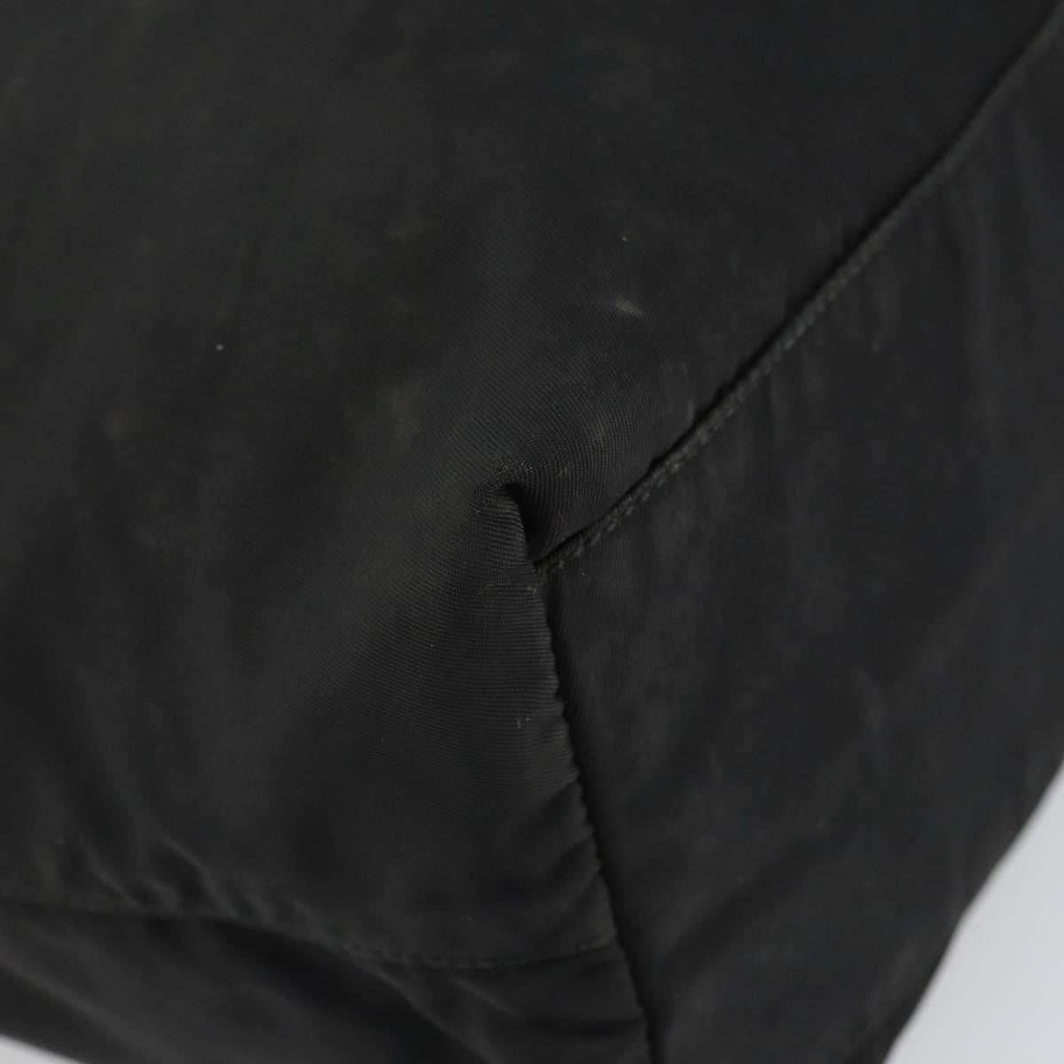 Prada Vintage Zip Tote Tessuto, BLACK, NYLON, Tote bag