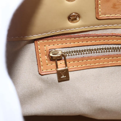 Louis Vuitton Reade Handbag Monogram Vernis, BEIGE, PATENT_LEATHER, Handbag