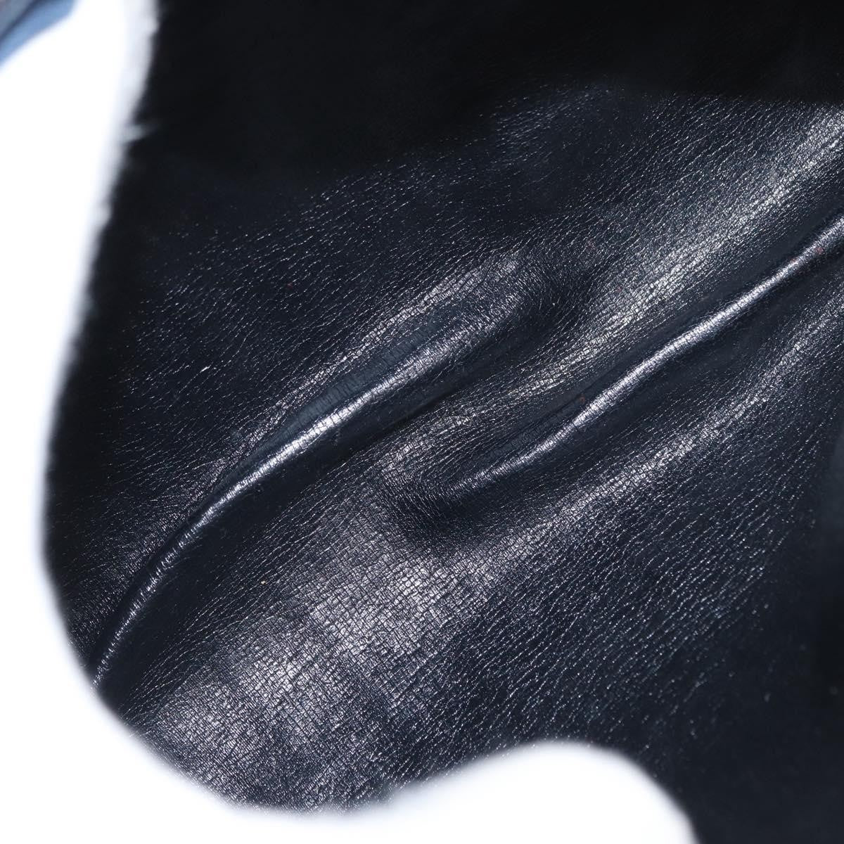 Christian Dior Vintage Trotter Handbag Canvas, NAVY, CANVAS, Handbag