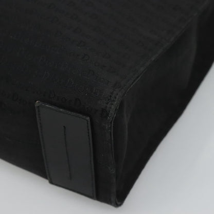 Christian Dior Vintage Tote Canvas, BLACK, CANVAS, Tote bag