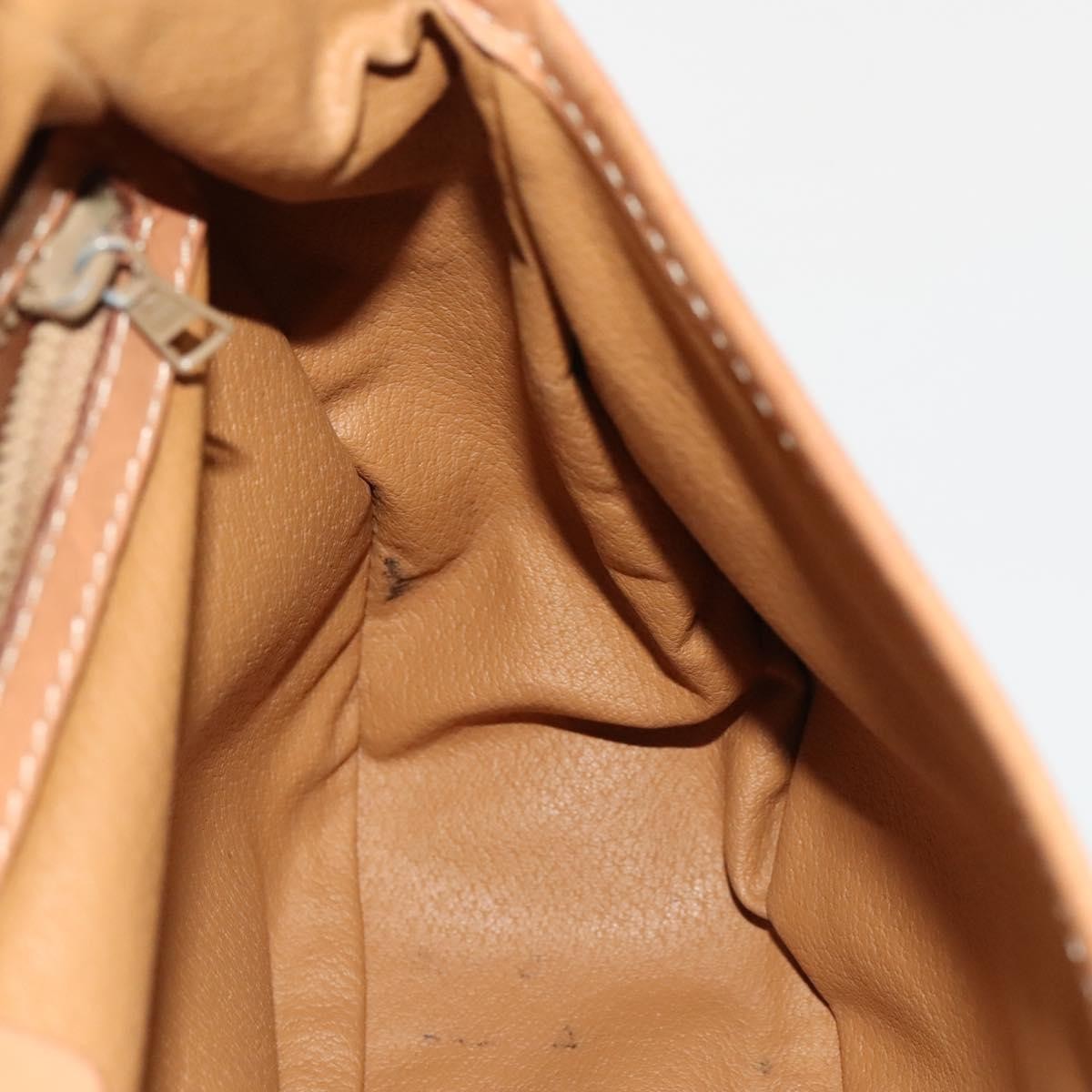 Celine Macadam Shoulder Bag PVC Leather, Brown, PVC + Canvas, Crossbody Bag
