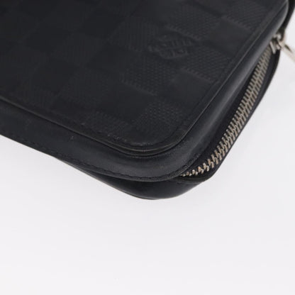Louis Vuitton Zippy XL Damier Leather, BLACK, LEATHER, Wallets