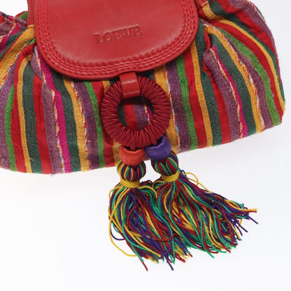 Loewe Vintage Crossbody Cotton, RED, COTTON, Shoulder bag