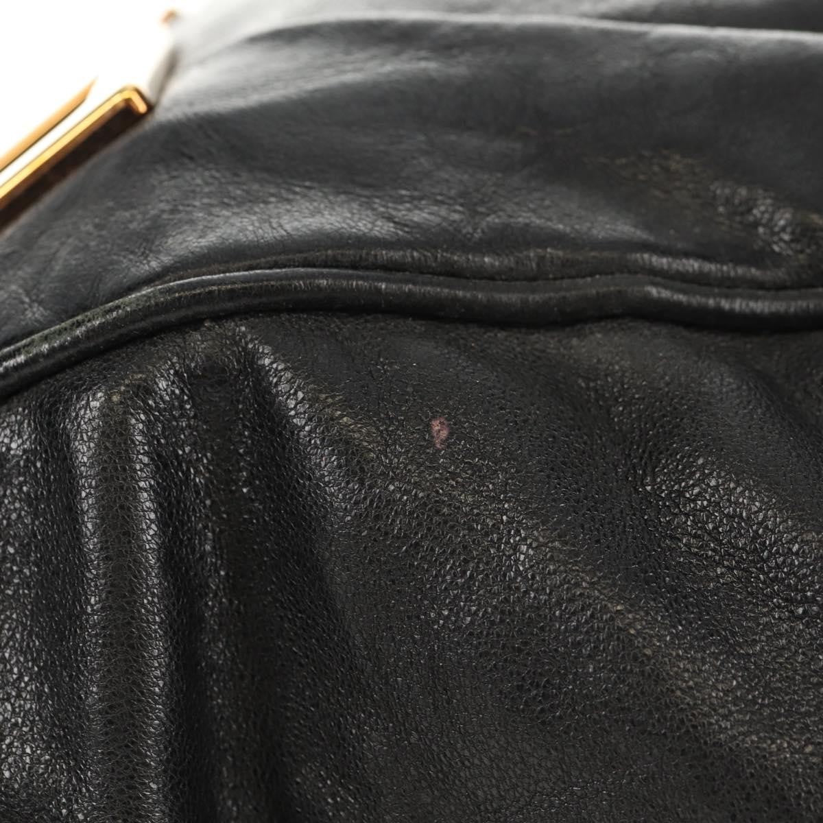 Chloe Ethel Handbag Leather, BLACK, LEATHER, Handbag