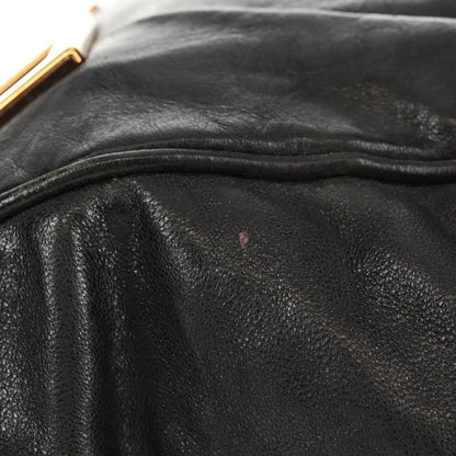 Chloe Ethel Handbag Leather, BLACK, LEATHER, Handbag