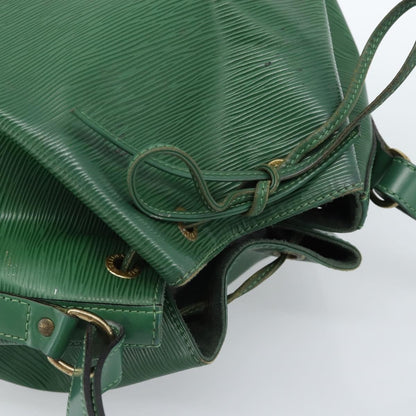 Louis Vuitton Petit Noe Handbag Epi Leather, Green, Leather, Shoulder Bag