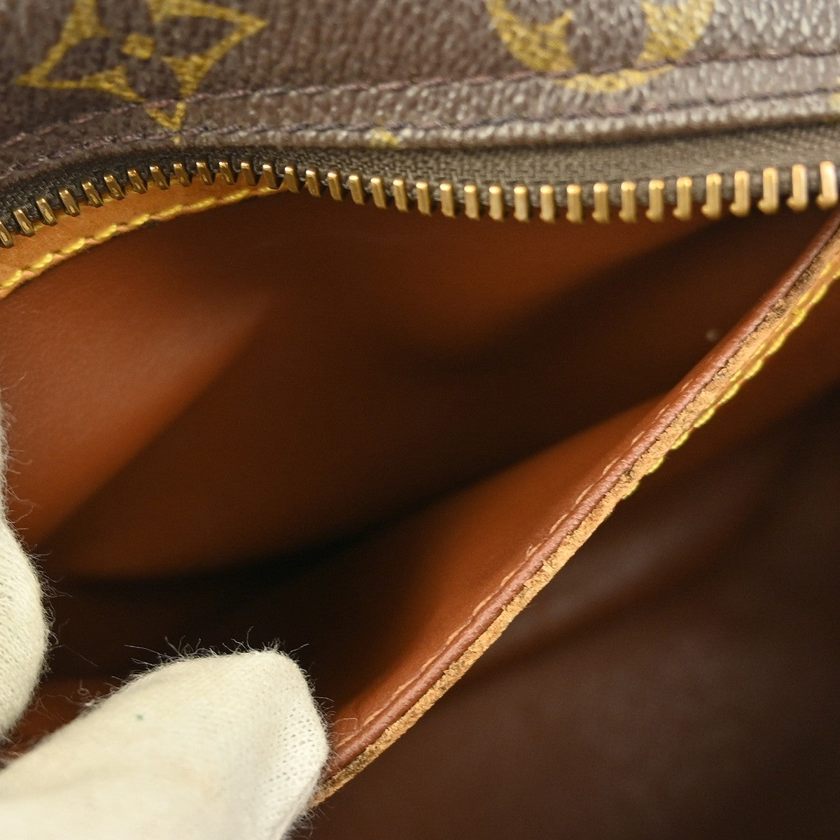 Louis Vuitton Blois Handbag Monogram Canvas, BROWN, CANVAS, Shoulder bag