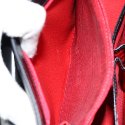 Celine Vintage Convertible Turnlock Top Handle Bag Leather, BLACK, LEATHER, Handbag