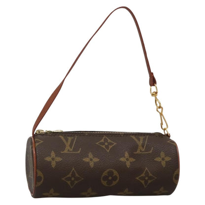 Louis Vuitton Papillon Pochette Monogram Canvas, BROWN, CANVAS, Handbag