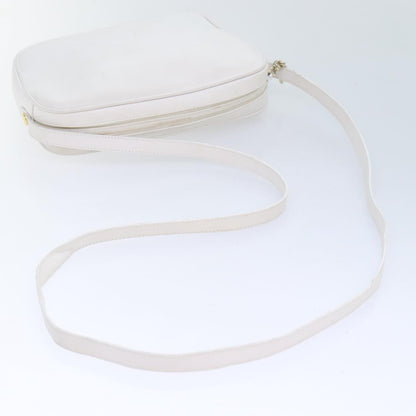 Salvatore Ferragamo Gancini Crossbody Bag Leather, GOLD, LEATHER, Shoulder bag