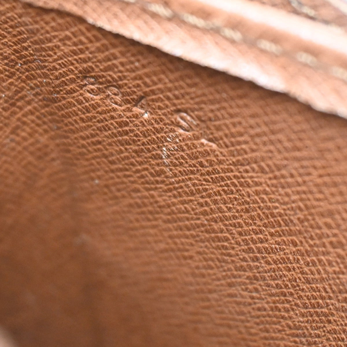 Louis Vuitton Cartouchiere Handbag Monogram Canvas, BROWN, LEATHER, Shoulder bag