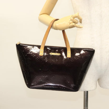 Louis Vuitton Bellevue Handbag Monogram Vernis, PURPLE, PATENT_LEATHER, Handbag