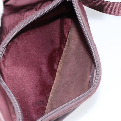 Prada Front Pocket Crossbody Bag Tessuto, BURGUNDY, NYLON, Shoulder bag