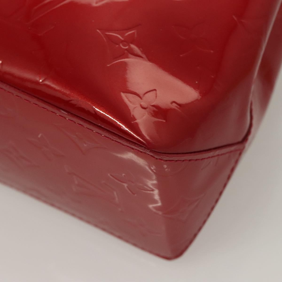 Louis Vuitton Reade Handbag Monogram Vernis, RED, PATENT_LEATHER, Handbag
