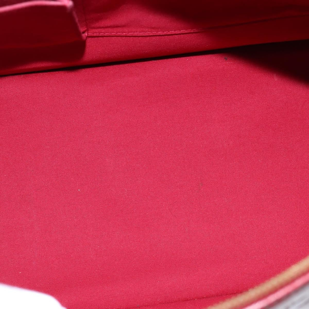 Louis Vuitton Alma Handbag Monogram Vernis, RED, PATENT_LEATHER, Handbag