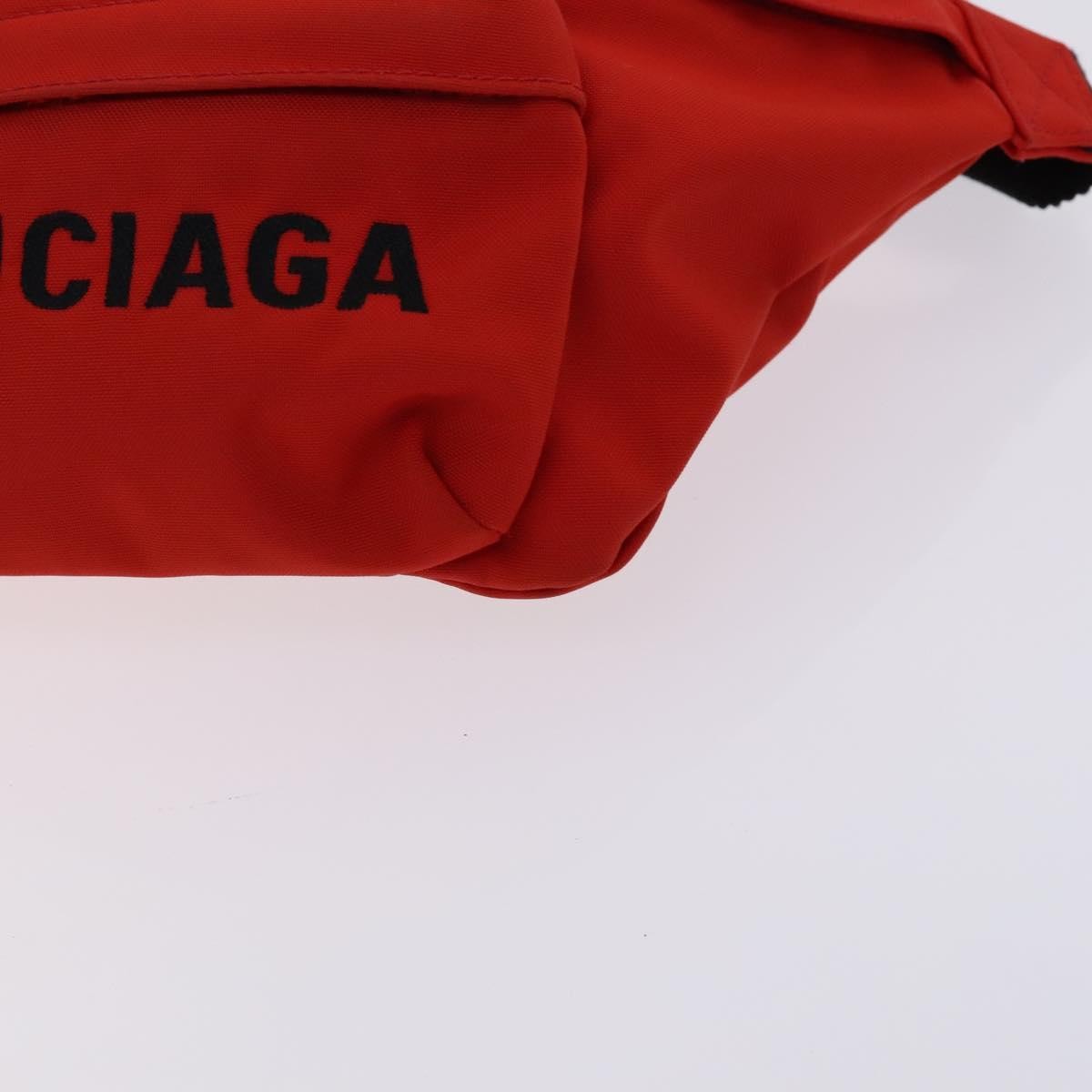 Balenciaga Wheel Belt Bag Nylon, RED, NYLON, Shoulder bag