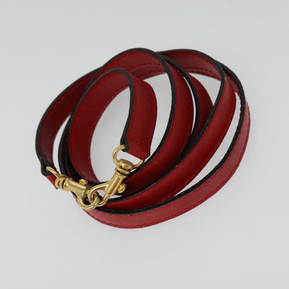 Celine Vintage Logo Top Handle Bag Leather, RED, LEATHER, Handbag