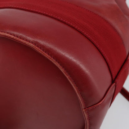 Salvatore Ferragamo Vala Shoulder Bag Leather, RED, LEATHER, Shoulder bag