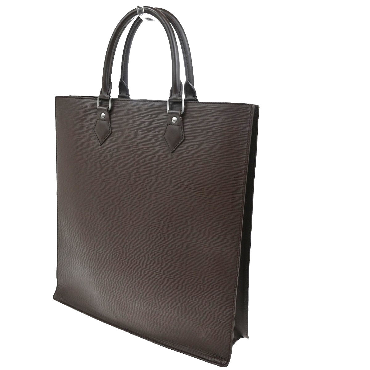 Louis Vuitton Sac Plat Bag Epi Leather, BROWN, LEATHER, Tote bag