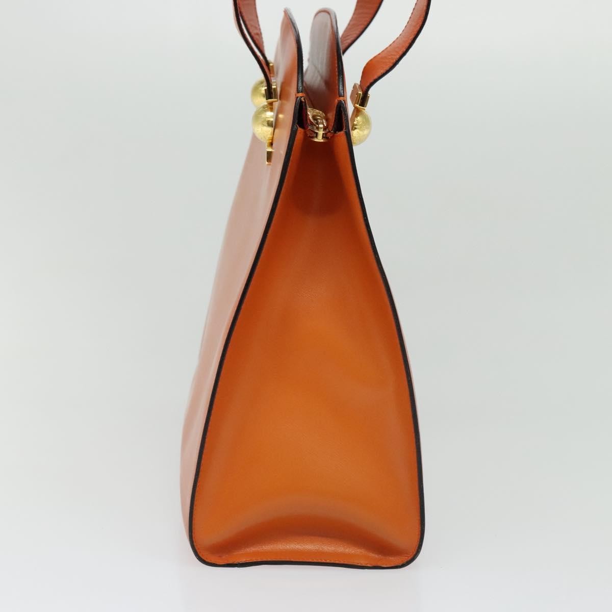 Celine Tote bag Leather, ORANGE, LEATHER, Tote bag