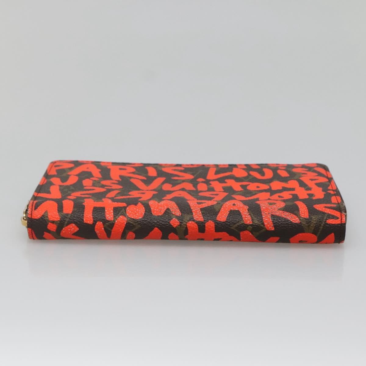Louis Vuitton Zippy Wallet NM Monogram Graffiti, ORANGE, CANVAS, Wallets
