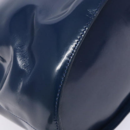 Salvatore Ferragamo Vintage Gancini Bucket Bag Patent leather, BLUE, PATENT_LEATHER, Shoulder bag