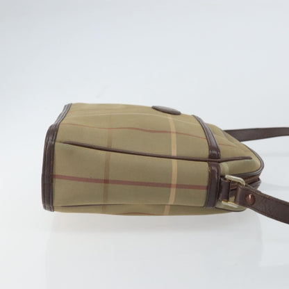 Burberry Nova check Shoulder bag Canvas, BEIGE, CANVAS, Shoulder bag