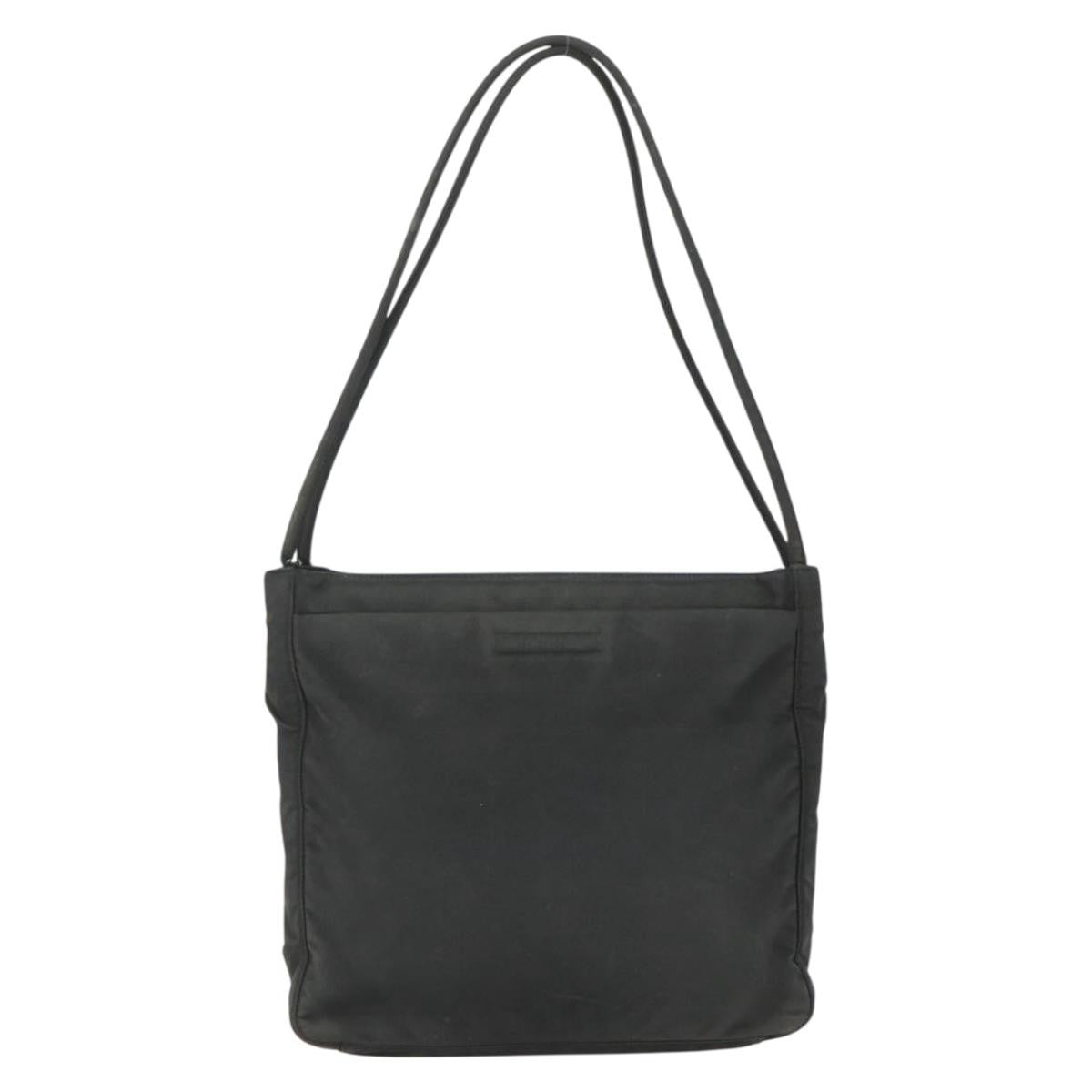 Prada Vintage Tote Tessuto, BLACK, NYLON, Tote bag