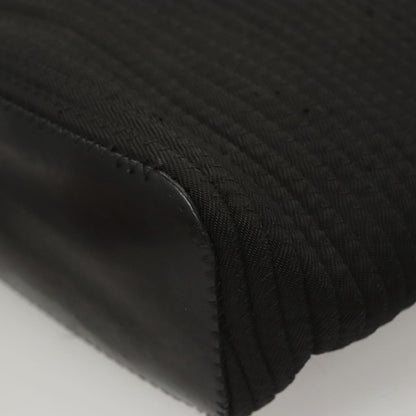 Gucci Vintage Bamboo Handle Tote Canvas, BLACK, CANVAS, Tote bag