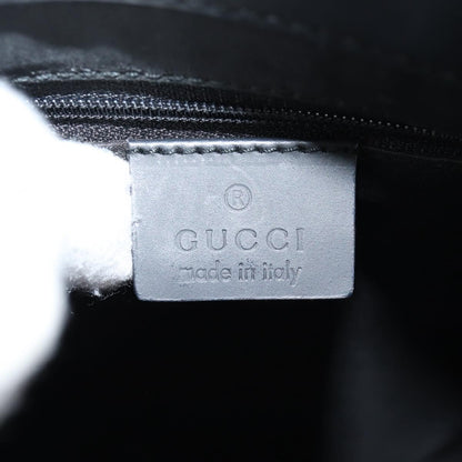 Gucci Bamboo Top Handle Convertible Tote Leather, BLACK, LEATHER, Tote bag