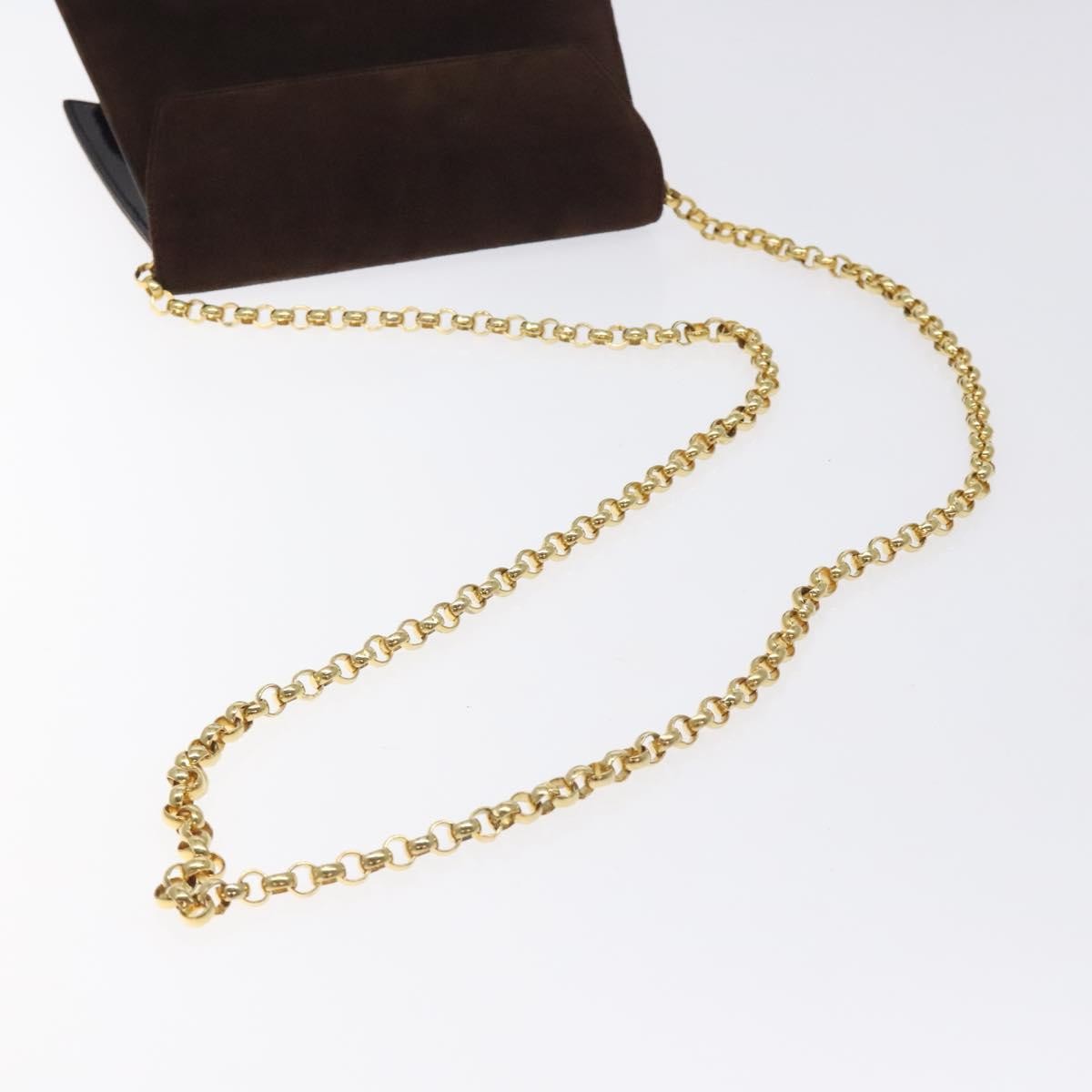 Salvatore Ferragamo Vintage Flap Chain Shoulder Bag Leather, BROWN, SUEDE, Shoulder bag