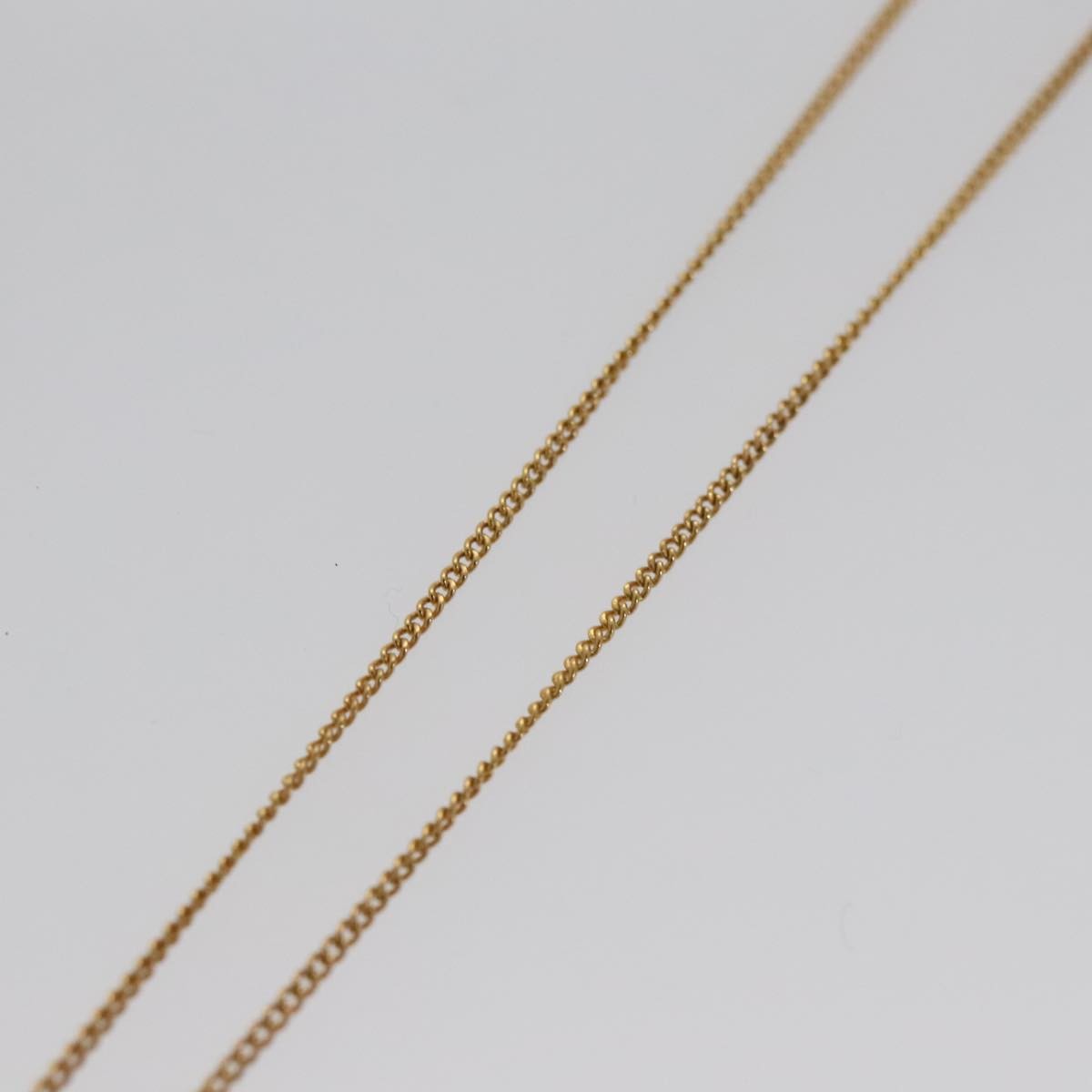 Christian Dior D logo Pendant Necklace Metal, GOLD, METAL, Necklace