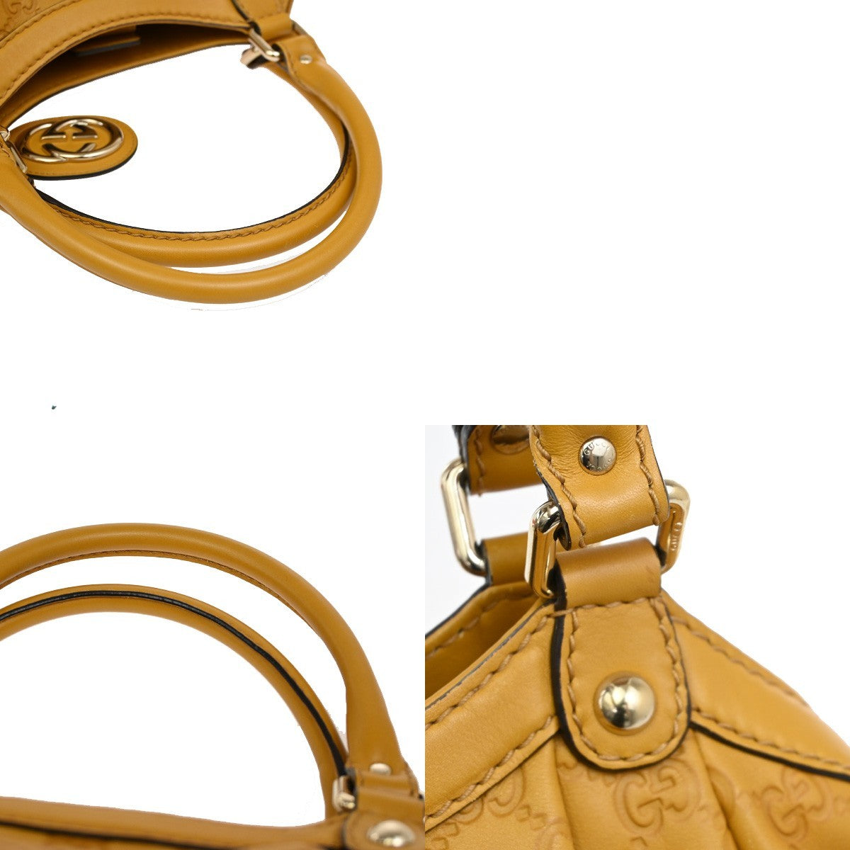Gucci Sukey Tote Guccissima Leather, YELLOW, LEATHER, Tote bag