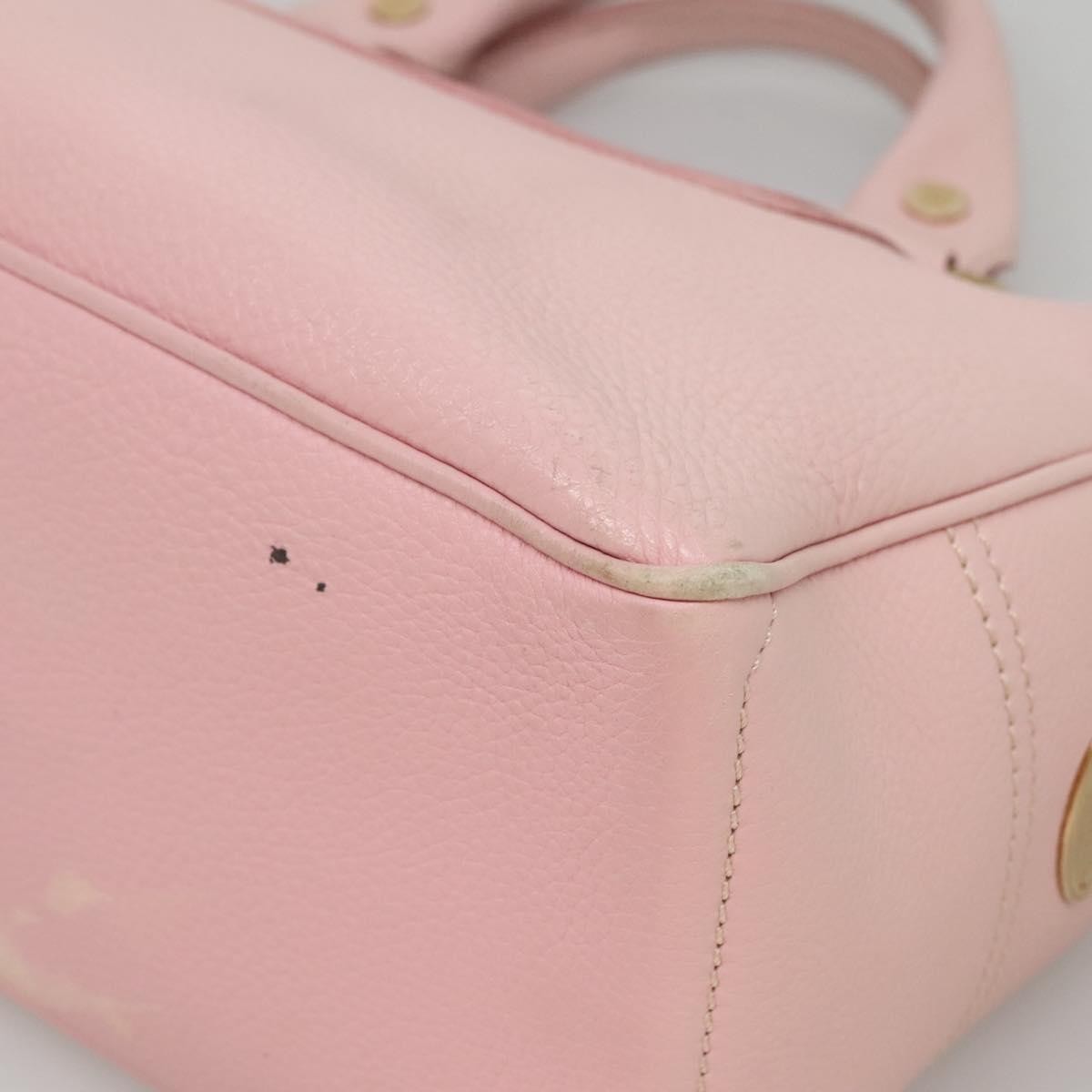 Celine Boogie Satchel Leather, PINK, LEATHER, Handbag