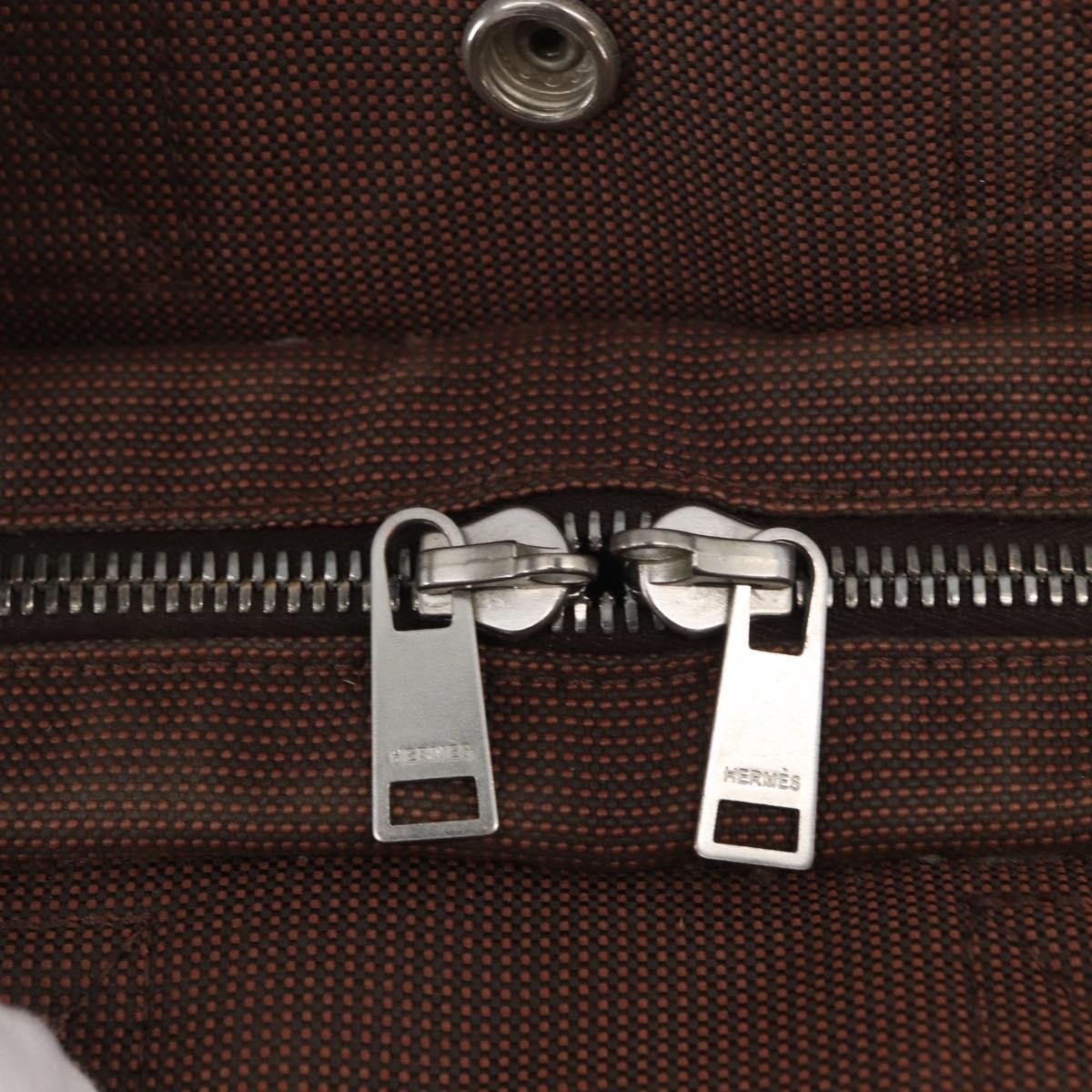 Hermes Fourre-tout Herline Fourre-tout Herline, BROWN, CANVAS, Tote bag