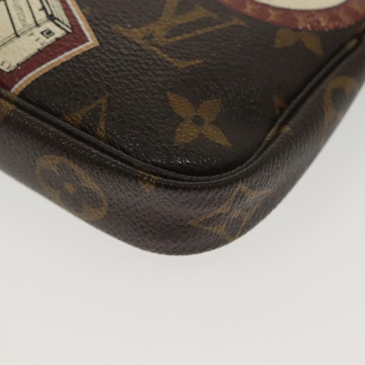 Louis Vuitton Pochette Accessoires Monogram Canvas, BROWN, CANVAS, Clutche & pouche