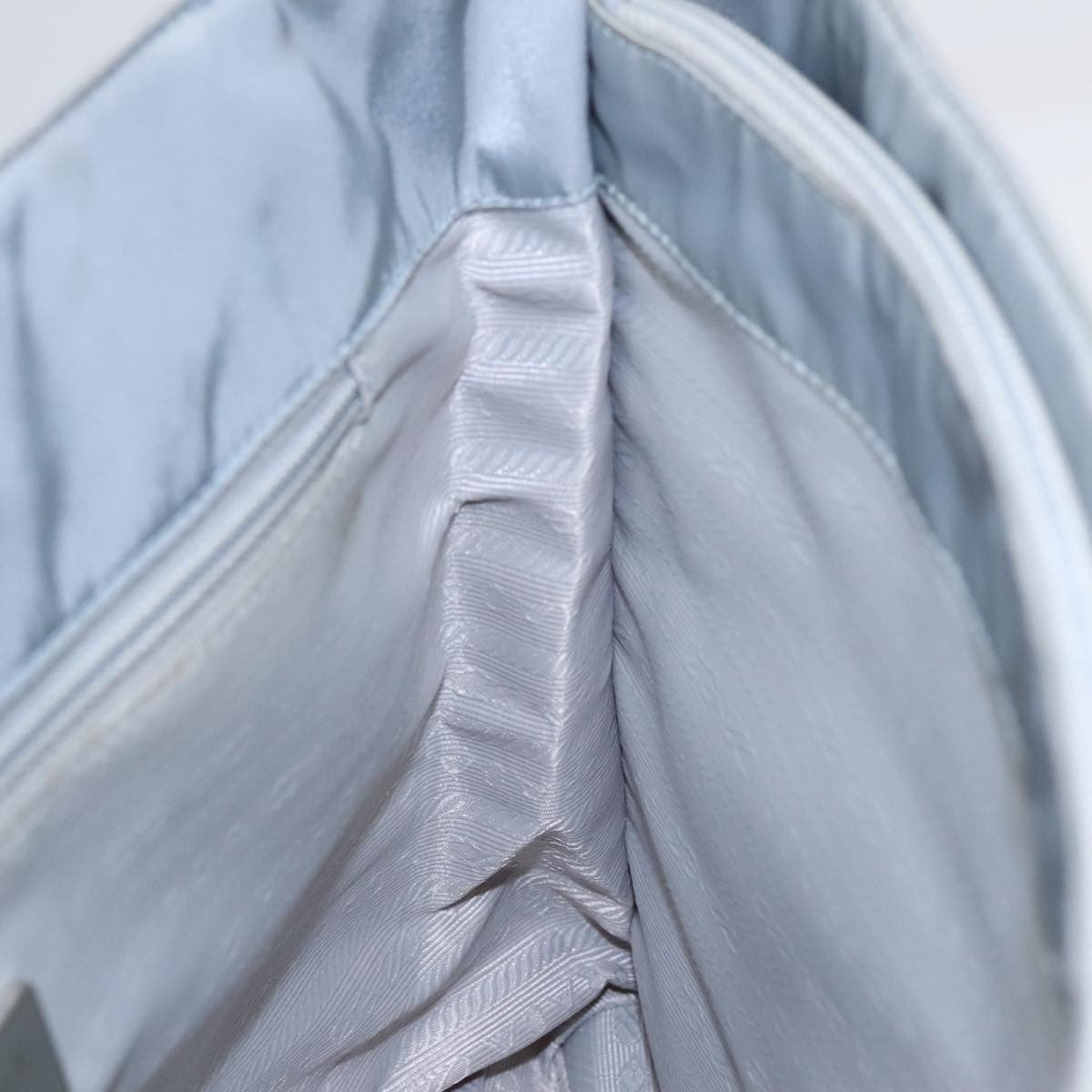 Prada Vintage Tote Tessuto, BLUE, NYLON, Tote bag