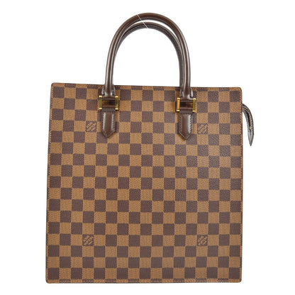 Louis Vuitton Venice Sac Plat Bag Damier, BROWN, CANVAS, Tote bag