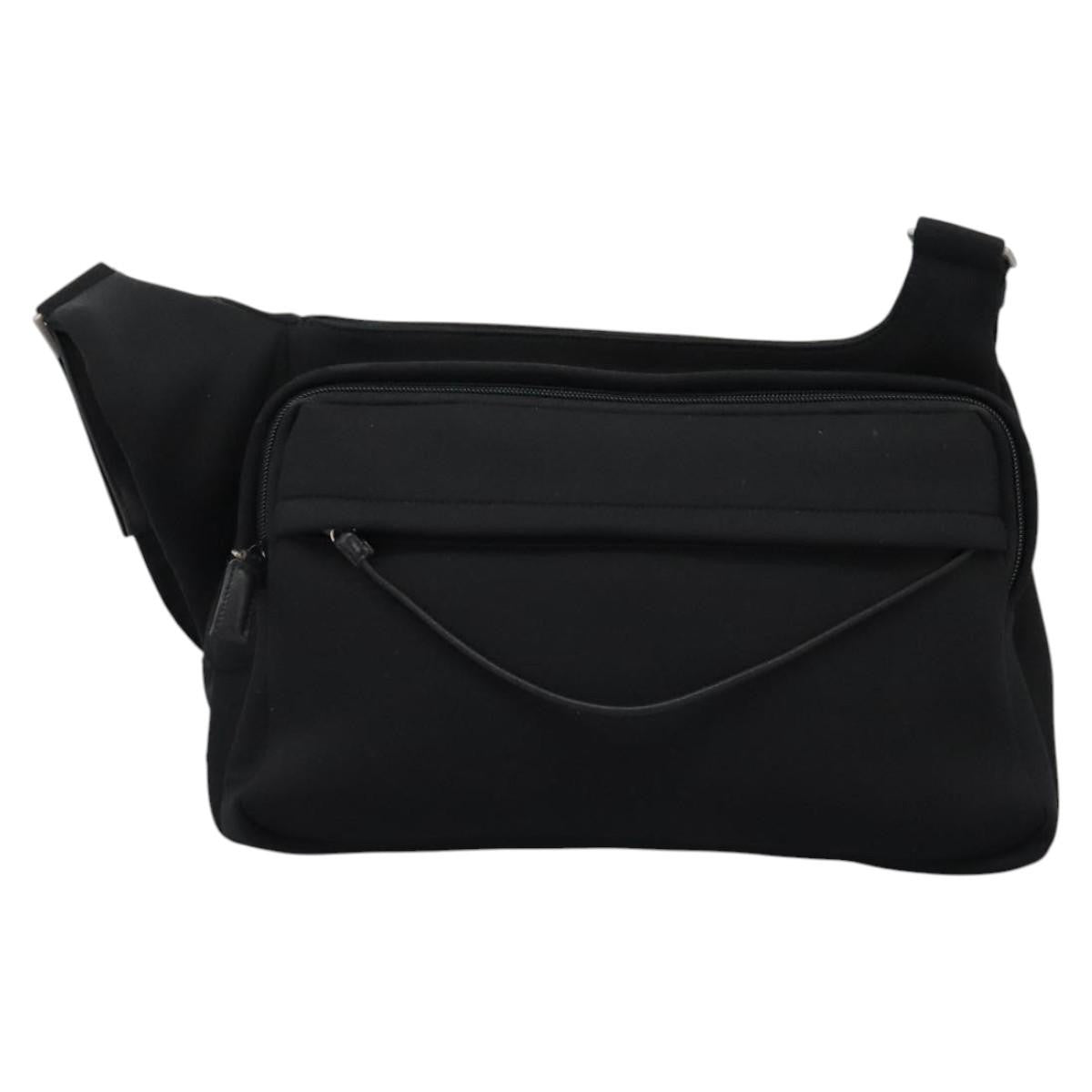 Prada Vintage Shoulder Bag Tessuto, BLACK, NYLON, Shoulder bag