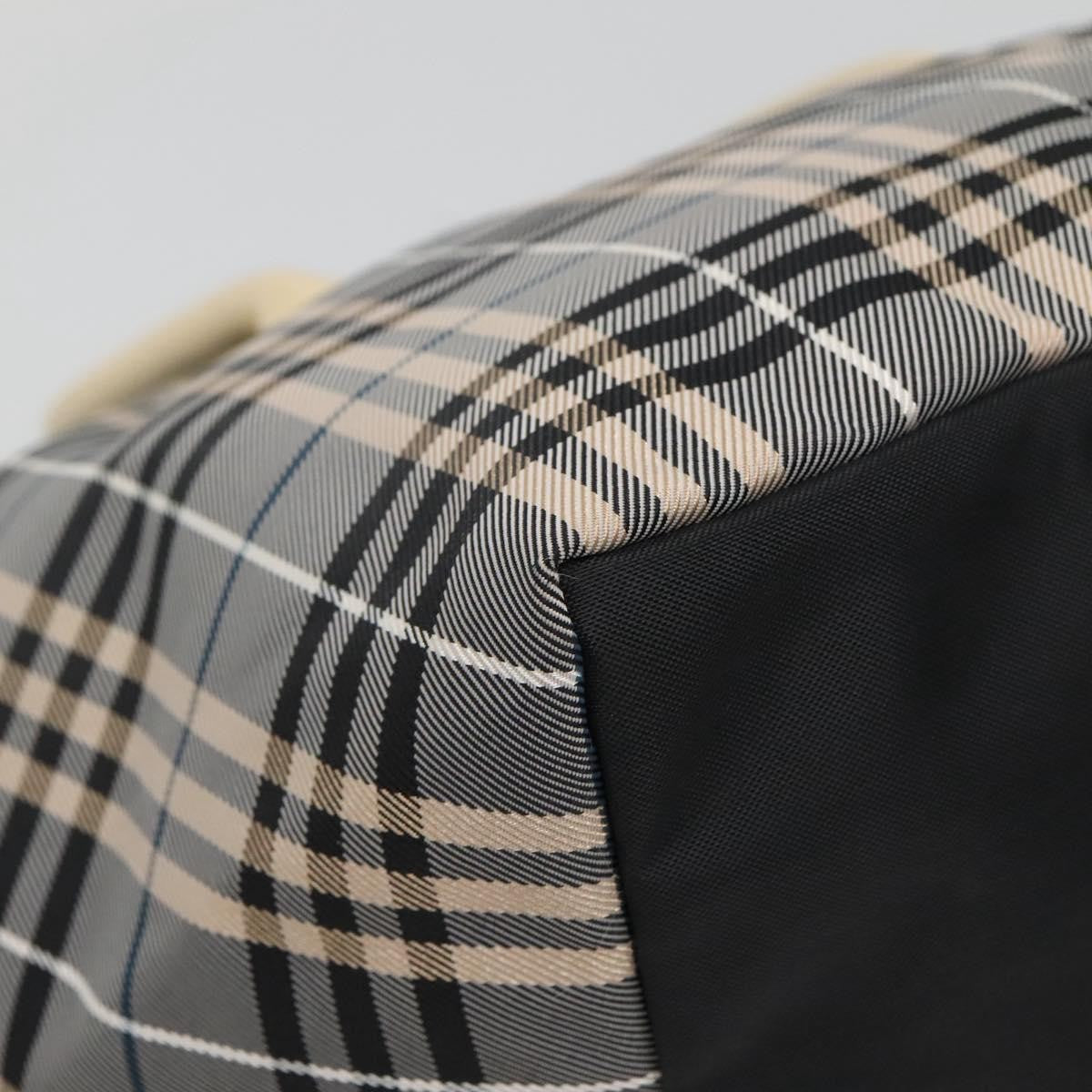 Burberry Nova Check Tote Nylon, GRAY, NYLON, Tote bag