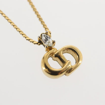 Christian Dior CD Logo necklace Metal, GOLD, METAL, Necklace