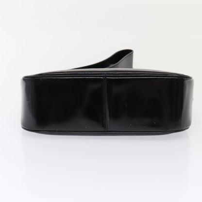 Salvatore Ferragamo Vala Shoulder Bag Patent Leather, BLACK, PATENT_LEATHER, Shoulder bag