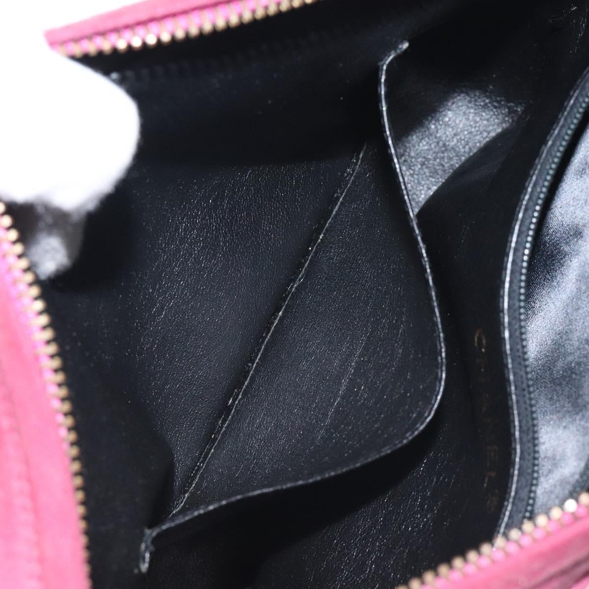 Chanel Vintage Camera bag Suede, PINK, SUEDE, Crossbody bag