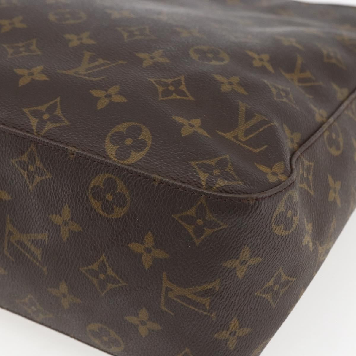 Louis Vuitton Looping Handbag Monogram Canvas, BROWN, CANVAS, Shoulder bag