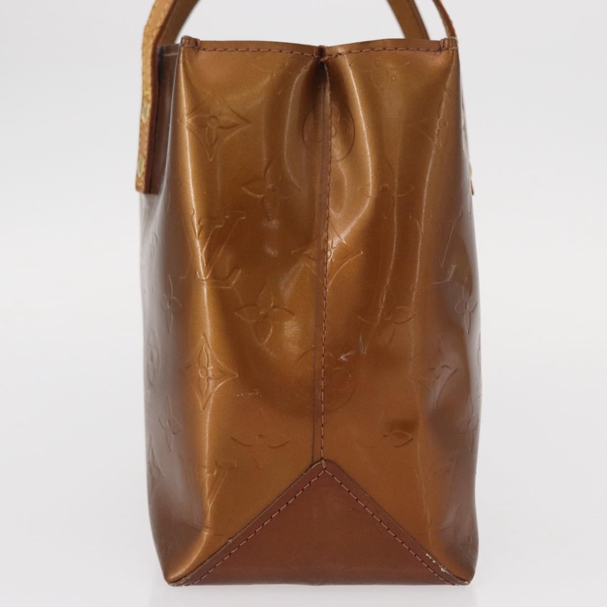 Louis Vuitton Reade Handbag Monogram Vernis, BROWN, PATENT_LEATHER, Tote bag