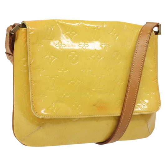 Louis Vuitton Thompson Street Handbag Monogram Vernis, YELLOW, PATENT_LEATHER, Handbag