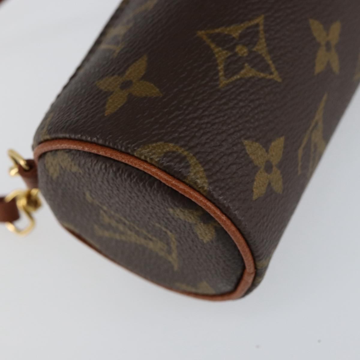 Louis Vuitton Papillon Pochette Monogram Canvas, BROWN, CANVAS, Clutche & pouche