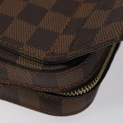 Louis Vuitton Geronimos Waist Bag Damier, BROWN, CANVAS, Shoulder bag