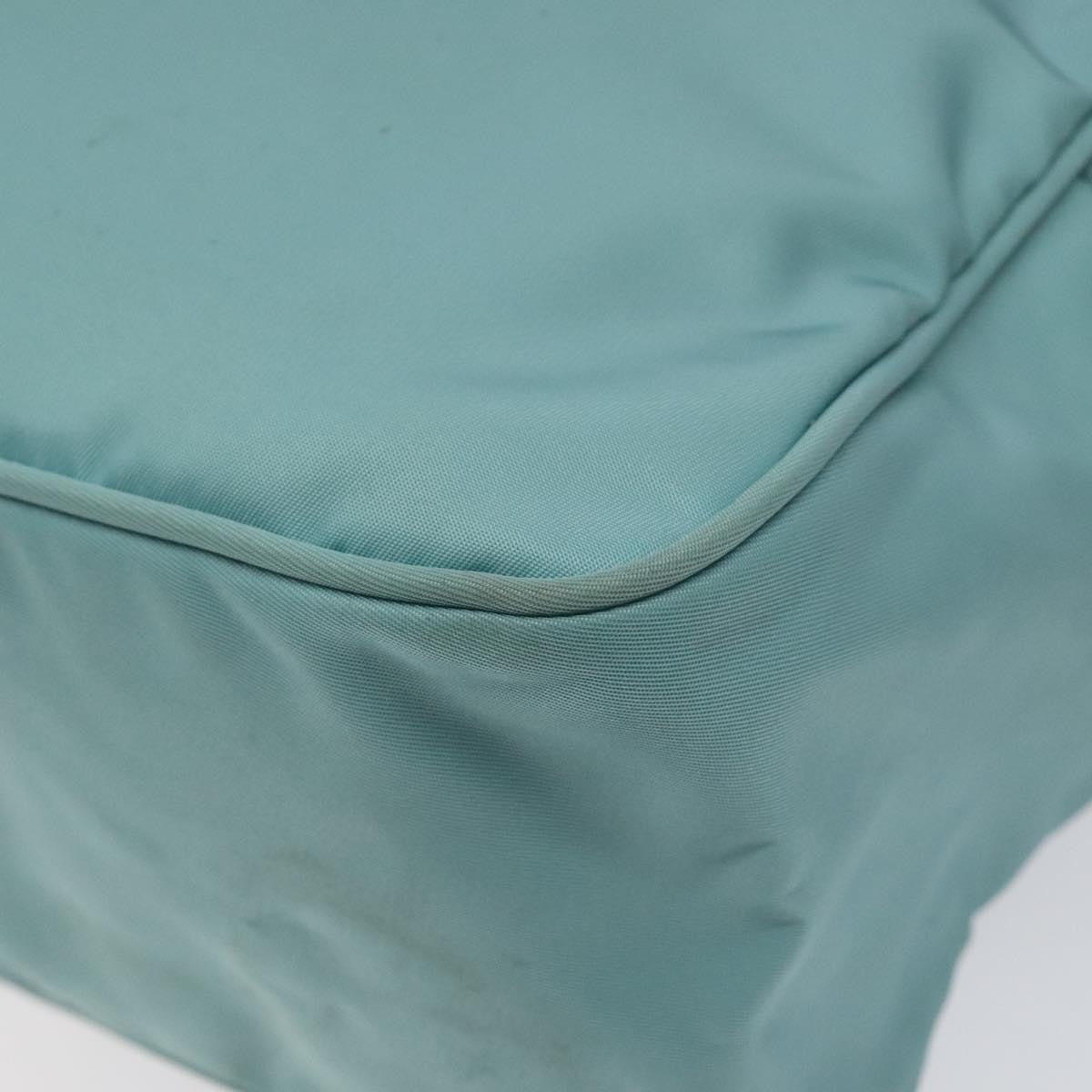 Prada Vintage Handbag Tessuto, BLUE, NYLON, Handbag